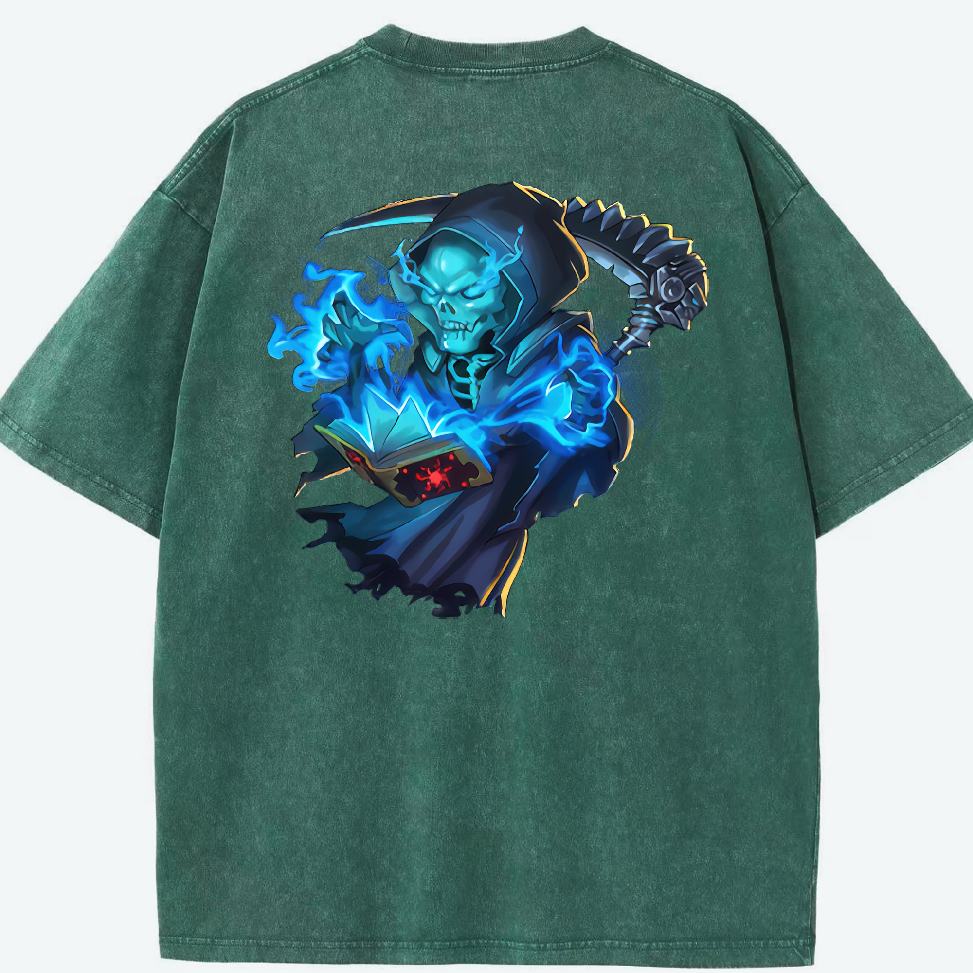 リーグ・オブ・レジェンド League of Legends LOL 綿100% ヴィンテージ風 半袖Tシャツ（背面プリント）